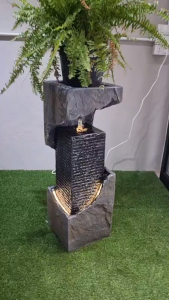 น้ำพุหน้าบ้าน รุ่นFF1019 อ่างน้ำพุล้นเสริมฮวงจุ้ยแต่งสวน น้ำพุน้ำล้นเสริมฮวงจุ้ยวางหน้าบ้าน