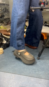 Light weight EVA material mary jane slip on shoes