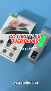 Hippo Travel Electronics Luggage Scale / Timbangan Koper Digital Portabel