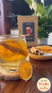 Trà cam quế sấy lạnh 20 set mix sẵn trà thảo mộc giữ ấm cơ thể tốt cho tiêu hóa - Lãn Ông