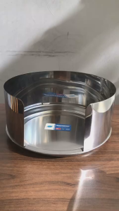 Combo Mâm Lót 26cm + Chắn Gió Inox 430 Cao Cấp - Thương Hiệu Vũ Khải