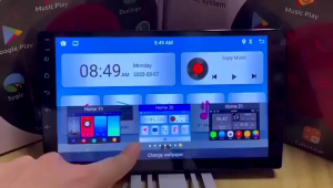 [8GB RAM+128GB ROM] QLED JVC Android Player 9"10" inch Quad Core Car Multimedia MP5 Player WIFI