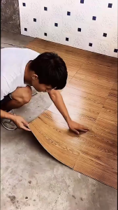 30x30CM Marble Pattern PVC Self-Adhesive Waterproof Floor and Wall Sticker with Wood Grain patternr
