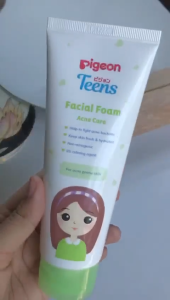 Pigeon Teens Facial Foam Acne Care 100gr 40gr || Sabun Muka Jerawat || Pembersih Wajah