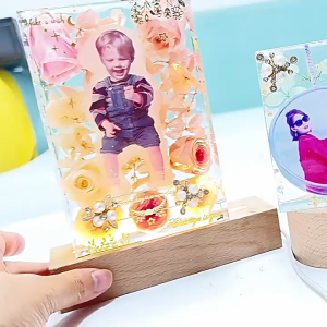 Cetakan Resin Frame Bingkai Foto Bentuk Hati DIY Handmade Silicone Mold Silikon