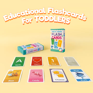 Preschool Toddlers Learning Educational Flash Cards - Alphabet Letters Colors Shapes and Numbers