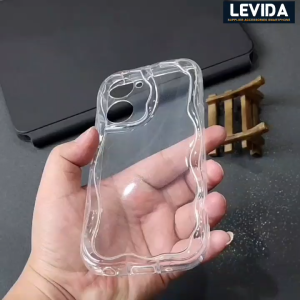 Case Silikon Wavy Gelombang Clear untuk Vivo Y18 & Y19S