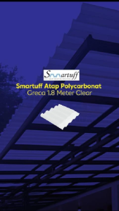 Smartuff Atap Polycarbonat Greca 1.8 Meter Clear