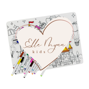 Silicone Coloring Mat Reusable Washable Mess-free | Tikar Mewarna Guna Semula Travel Toy Kid Toddler