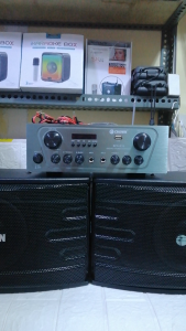 Crown BFA-616 Karaoke Amplifier with Baffles 2000w x2 PMPO Bluetooth mic echo fm radio