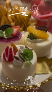 โมเดลขนมเค้ก ขนมเค้กปลอม โมเดลขนมหวาน โมเดลของทานเล่น (มี 3 แบบให้เลือก)