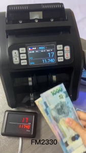 Bill Counter Machine with LED Display Money Automatic Counting Machine for Newest 1000peso Bank Store Fake Cash Bill Detector Upgrade Currency Money Cash Bill Counter Supermatket Essential Financial Equipment