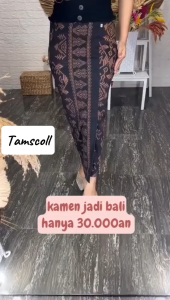Kamen Jadi Melar Super Jumbo 7XL 8XL Wanita Bali Moscreft Songket Terbaru 2025 Murah
