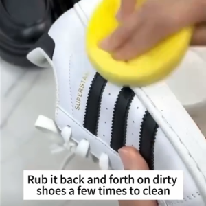 Krim Pemutih Sepatu 120G + Spons Cream Pembersih Sepatu White Shoes Cleaner