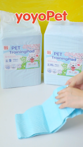 hooh pet🌈แพ็คสุดคุ้ม 3ถุง แผ่นรองฉี่สัตว์เลี้ยง แผ่นซับฉี่ แผ่นรองฉี่สุนัข แมว แผ่นรองฝึกขับถ่าย ซึมซับ ระงับกลิ่นได้ดี