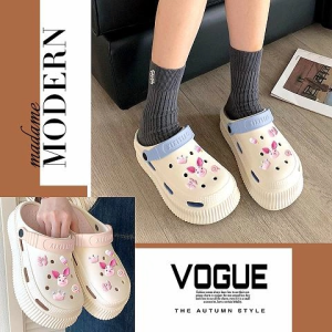 SQShop พร้อมส่ง ทุกบ้าน รองเท้าหัวโตแฟชั่น 2024 งานรุ่นนี้ ด้วย ยางนิ่ม ทนทาน กันน้ำ กันลื่น พื้นหนา 1 นิ้ว น้ำหนักเบา สวมใส่สบายสุด คุ้มค่า ใส่ทำงาน ก็คือเหมาะสมกับความละเอียด