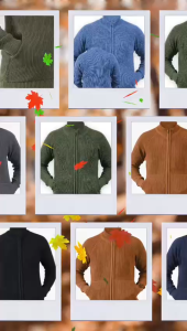 Jihani Sweater Rajut Pria Zipper Depan: Jaket Rajut Pria Tebal dan Sweater Rajut Premium