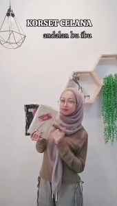 Eve Maternity Korset Celana Pelangsing Bahan Press KR011