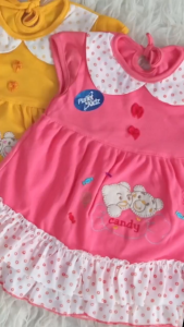 Dress Bayi Planet Kidz Motif Polkadot Lengan Pendek - Planet Kids (Planet Kid)
