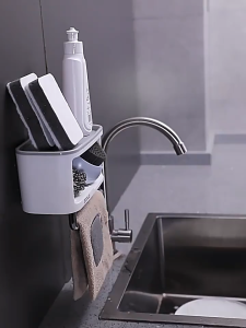 Shiok Living 🚀 ecoco Double Layer Soap Holder Towel Bar Bathroom Storage Soap Dishes