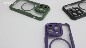 ELEVEN 2 Anti-Drop Carbon Fiber Magnetic Hard Case for iPhone 16 15 14 13 12 11 Pro Max – Matte Finish