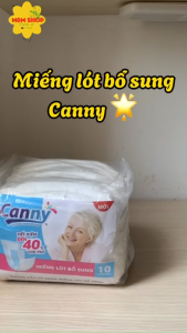 [Quà tặng 0đ] Combo 50 miếng lót bổ sung tiết kiệm Canny dán vào tã quần tã dán hoặc quần vải