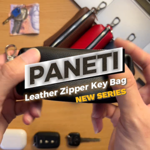 Dompet Gantungan Kunci STNK Mobil Motor Remote Keyless Toyota Honda Kulit Asli Sarung Remote Mobil