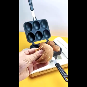 กระทะวาฟเฟิลแม่พิมพ์ 6 ช่อง อลูมิเนียม ZB-D2657 พร้อมส่ง รุ่นหัวล่าง ไม่มีจอแสดงผล คุณภาพสูง