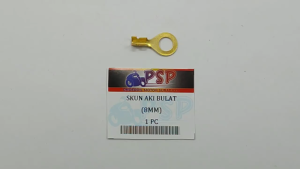 Skun Aki Bulat 10mm Baut 14 (Harga Per 1 Biji) - Scun Sekun Klem Terminal Accu Soket Socket Ring
