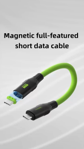 🥇✅SG READY STOCK✅Hagibis Short USB C Cable Magnetic Mini Fast Charging Cord PD 240W 40Gbps Compatible with Thunderbolt 4/3 iPhone 15 SSD Tablet