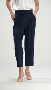 Minimal x Emily in Paris - Lourdes Celana Wanita - Ankle Baggy - Warna Blue / Biru