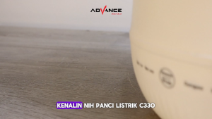 Advance Panci Listrik Multifungsi Serbaguna Kukusan Steamer Jumbo Rice Cooker 1.8 Liter - C330 - FREE ONGKIR Jabodetabek