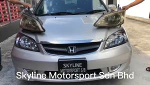 Honda Civic ES ET Head Lamp  Black Base 1.7 2.0 TYC Made In Thailand 2004 2005