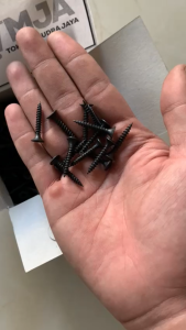 SEKRUP / SKRUP GYPSUM HITAM TAJAM 1\"X6 OWL