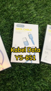 Kabel Data YESPLUS YS-851: Kabel Micro 3A/Type-C 6A/Lighting 2.4A 1M Data Cable Fast Charge