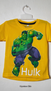 Baju Kaos Distro Anak Laki-laki Karakter Hulk Keren Import 1 - 10 Tahun - Hypelane
