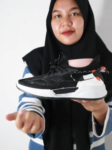 Sepatu Sneakers Pria Putih Sepatu Pria Kets Lari Sepatu Olahraga Cowok Kekinian Casual Jogging Running Sport Shoes SJ