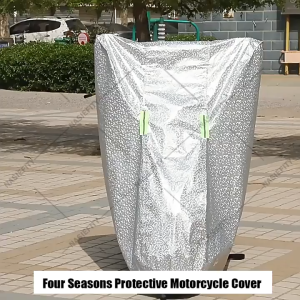 Durable for 100 years Motorcycle Cover heavy duty All Season Universal High quality Waterproof Sun Outdoor Protection Durable Night Reflective with Lock-Holes Storage Bag Motorbike Vehicle Cover