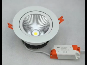 FSL Recessed LED Ceiling Spotlight/Downlight 22W 4000K NW Color Temperature Energy Savings 1800Lm