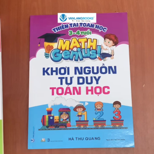 Sách - Thiên Tài Toán Học (3-4 Tuổi) - Khơi Nguồn Tư Duy Toán Học-Vanlangbooks