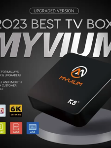 MYVIUM K8+ ANDROID BOX 4GB RAM+64GB ROM l MODEL MYVIU K8+