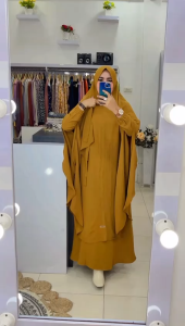 AJE ZAS - Gamis/Jubah Jumbo Syari Kode-RASIMAY Matt Crinkle