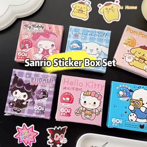 Sanrio Sticker Kuromi Cinnamoroll Hello Kitty Melody Pom Pom Purin Pochacco Sticker for Kids