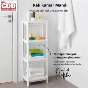 Rak Dapur Plastik Serbaguna & Rak Susun Kamar Mandi