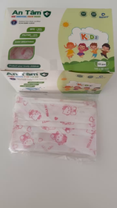 Hộp 50 Cái - Khẩu Trang Y Tế Trẻ Em Hình Siêu Dễ Thương Dành Cho Bé Dưới 10 Tuổi (Hàng chuẩn xịn)