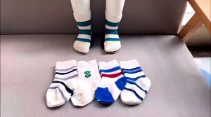 HIPPOLAND Kaos Kaki Anak Premium Motif Garis 394-396