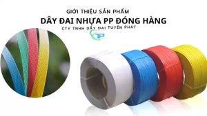 Dây Đai Nhựa PP Thái Loại 1(cuộn 10kg) - dùng đóng hàng hóa thùng carton
