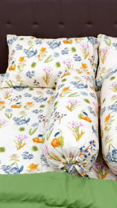 Bed Cover Set Sprei Audrey Mix Matcha - Ukuran Lengkap 90x200 - 200x200 - Fankay