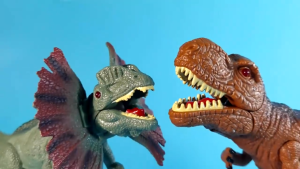 🔥Hot sale🔥Dinosaur toy gun projectile sound and light T. rex simulation model shooting target toy Gift soft bullet gun