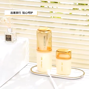 🌻Money comes🌻 กระบอกใส่แปรงสีฟัน และกล่องใส่สบู่ แบบพกพา สีสันสดใส สำหรับการเดินทาง